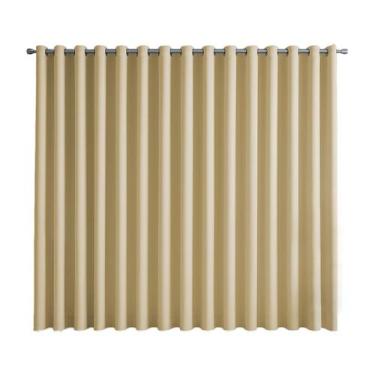 Imagem de Cortina Basic Blackout Tecido Corta Luz 6,00x2,50m para Varão Simples 