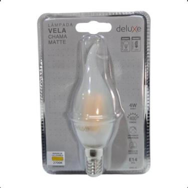 Imagem de Lâmpada de Led Filamento Vela Matte E14 4W 4000K Bivolt - Deluxe Avant