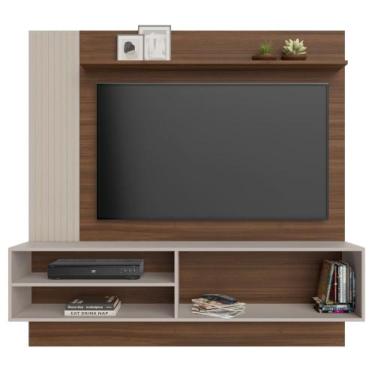 Imagem de Painel Precioso Para TV Até 65" e 2 Portas Jcm Cor:Avelã/OFF - JCM Mov