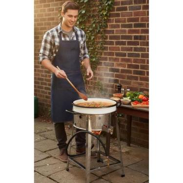 Imagem de Fritadeira Industrial 7L Inox Fogão Pasteleiro Gás - Congratulations S