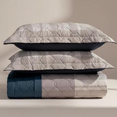 Imagem de Jogo de Colcha Queen Karsten Percal 200 Fios 100% Algodão Estampado Ca