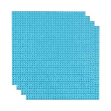 Imagem de Placas Base Clássicas 32x32 E 16x32 (4 Peças) Para Blocos De Montar DI