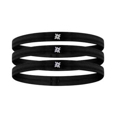 Imagem de Faixa de Cabelo HUPI Kit 03 Faixas Preto-Unissex