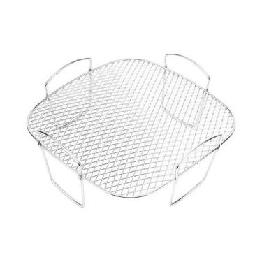 Imagem de Grelha Universal De Metal Para Fritadeira a Ar, Acessórios Quadrados, 