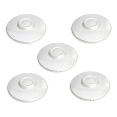 Imagem de Jogo Calota Roda Centro Kombi Clipper Branca 5 Peças - MUTKIT