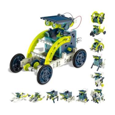 Imagem de Robô 12 Em 1 Energia Solar Kit Robótica Educacional - Zx