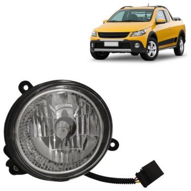 Imagem de Par Farol Milha Auxiliar Saveiro Cross G5 2009 2010 2011 2012 2013 201