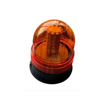 Imagem de Giroflex LED Ambar Bivolt 12V 24V Ima Lente Lisa Tomada Veicular Emerg