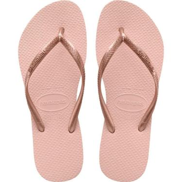 Imagem de Chinelo Havaianas Slim Basico Feminina Rosa-Unissex