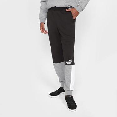 Imagem de Calça Moletom Puma Ess+ Block Masculina-Masculino