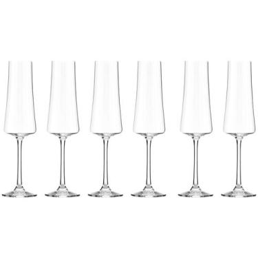 Imagem de Jogo de Taças de Cristal Transparente 210ml 6 Peças Haus Concept Pleas