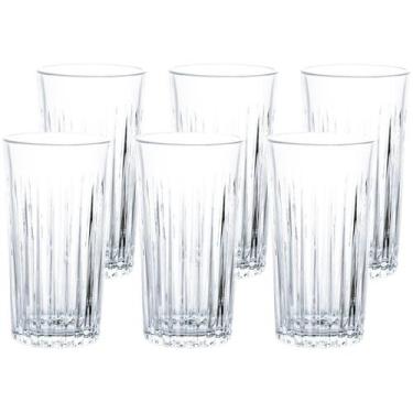 Imagem de Jogo de Copos de Vidro Transparente 350ml 6 Peças Haus Concept Imperia