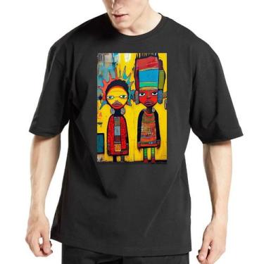 Imagem de Camiseta Masculina Oversized Algodão Streetwear Fitness Academia HipHo