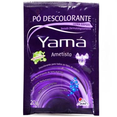 Imagem de Pó Descolorante Yamá Ametista 50g - Neutraliza Tons Dourados e Acobrea