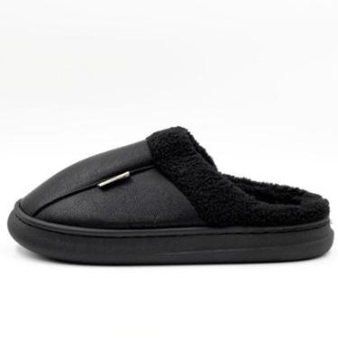 Imagem de Pantufa Europa Filipe I em P.u com Sherpa Masculina-Masculino