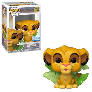 Imagem de Boneco Funko Pop! Exclusivo Disney O Rei Leão Simba c Folhas