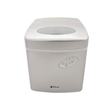 Imagem de Máquina De Gelo Polar - Ice Maker - Prata - 28kg dia, 110V