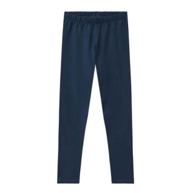 Imagem de Calça Legging Algodão Malwee 1000026301 Moletom - Preto, GG, Azul mari