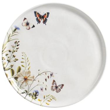 Imagem de Prato Raso Cerâmica Bio Encanto Branco 27,5cm Porto Brasil