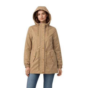 Imagem de Jaqueta Parka Feminina Facinelli 690167 Caqui-Feminino