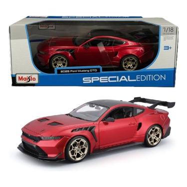 Imagem de Ford Mustang GTD 2025 Metal - Vermelho Metálico Special Edition 1/18 – Maisto