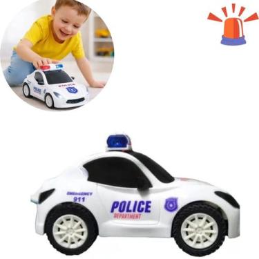 Imagem de Carrinho De Policia Infantil Com Luz Som E Brinquedo Interativo - GBGS