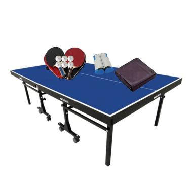 Imagem de MESA PING PONG 1008 KLOPF + 2 Kits c/ Estojos + Rede Retrátil + Capa Fechada