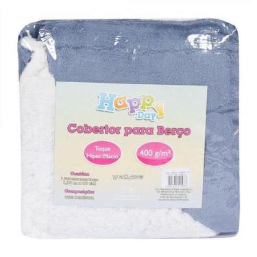 Imagem de Cobertor Bebê Sherpa Sultan Happy Day Indigo