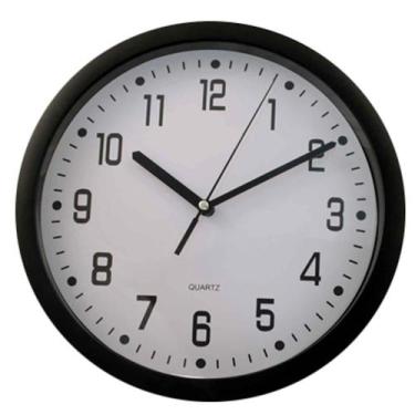 Imagem de Relógio parede médio preto YN Clock