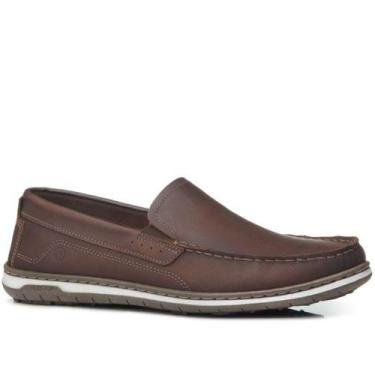 Imagem de Sapato Mocassim Pegada Masculino em Couro 141108 Cravo, 40