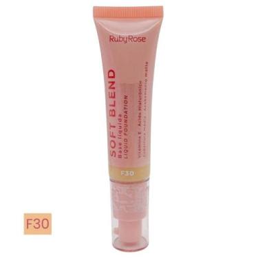 Imagem de Base Líquida Soft Blend Ruby Rose Matte Média Cobertura Efeito Aveluda