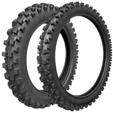 Imagem de Pneu Traseiro 90/100-16 Dianteiro 70/100-19 Borilli Mx 007 Medium Soft