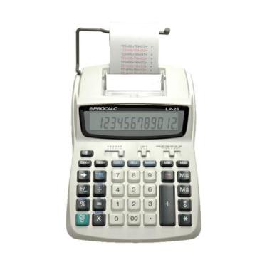 Imagem de Calculadora de Impressao Procalc LP25 12 Digitos Bivolt