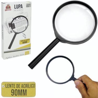 Imagem de Lupa com lente de acrilico 90mm na caixa - BONS CHEFF