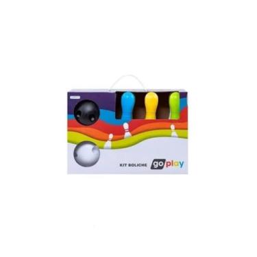 Imagem de Jogo de Boliche Boliche com 6 Pinos Go Play Multikids BR946