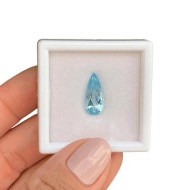 Imagem de Água Marinha Azul Gota 3,56ct - SP GEMAS