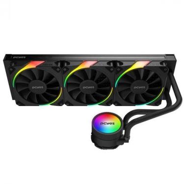 Imagem de Water cooler sangue frio 3 argb black vulcan 360mm - tdp 350w - argbsf