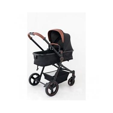 Imagem de Carrinho De Passeio Galzerano Ivy 0 A 15kg Com Cesto Moises Preto