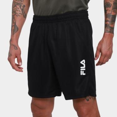 Imagem de Bermuda Fila Sports Light 8 Masculina, Preto, G