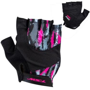 Imagem de Luva TSW Gel Bike Ciclismo MTB Speed Rosa Tamanho M, Gel