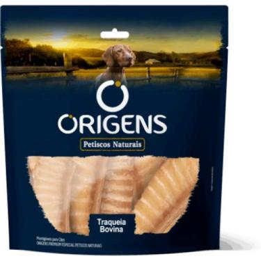 Imagem de Petisco Natural Traqueia Bovina Origens para Cães com 2 unidades - 35g