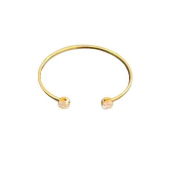 Imagem de Bracelete com Zircônia Folheado a Ouro 18k - Deitos Joias