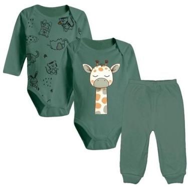 Imagem de Kit Body E Calça Bebê 3 Peças Conjunto de Bebê 100% Algodão - Koala Ba