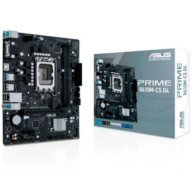 Imagem de Placa Mãe Asus PRIME H610M-CS D4 com DDR4 e Soquete LGA1700 64GB M.2 SATA 70CM