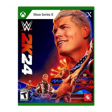 Imagem de Jogo 2K Games WWE 2K24 Standard Edition para Xbox Series X e Xbox One com Modo Myrise e Myfaction Preto