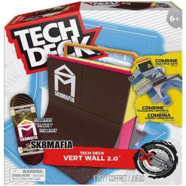 Imagem de Skate de dedo rampa x-connect tech deck sunny, Vert wall 2, 0, UN