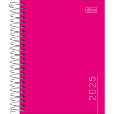 Imagem de Agenda Espiral Pepper Rosa 2025 M4 Tilibra