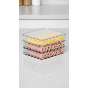 Imagem de Porta Frios 3 Andares Acrílico Transparente - Congratulations Store