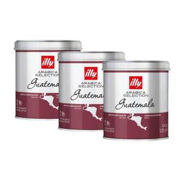 Imagem de Café Moído illy Guatemala 125g Kit 3 Latas, Guatemala