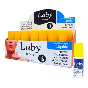 Imagem de Laby Lip Care Manteiga Cacau Fps15 Liquido Rollon 24un 10ml - Bravir